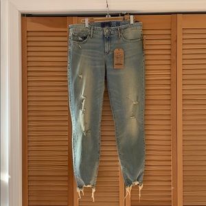 Womens Lucky Brand Frayed Hem Jeans